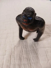 GORILLA KING KONG TOY 4.5" PLASTIC- COLOR BLACK JARU