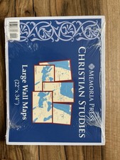 Christian Studies Large Wall Maps (22 X34) Memoria Press New