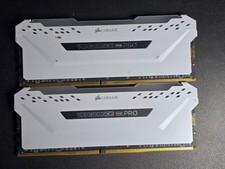 Corsair Vengeance RGB Pro 32GB 2x16GB DDR4-2666MHz C16 Desktop Memory - White