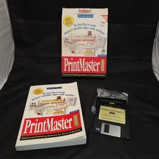 PrintMaster Gold Windows 3.1 Publishing Software Complete With Disks Vintage 199