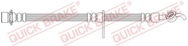 Bremsschlauch Quick Brake 50.732 M10X1 FüR Toyota Avensis WWT270_ VVT ZRT270_-image