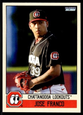 2025 Jose Franco Choice Minor League Rookie Card Chattanooga Lookouts