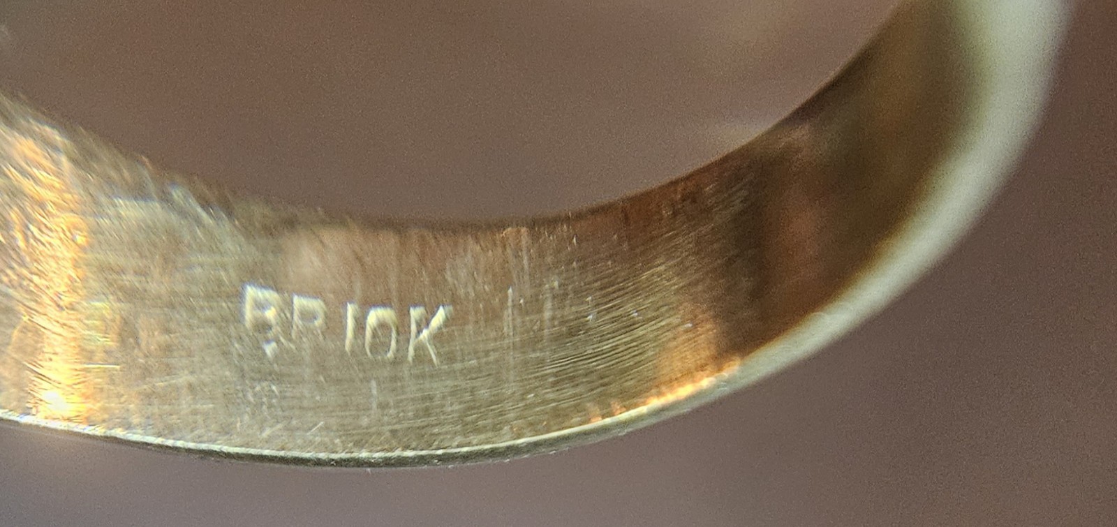 10k Solid Gold Monogram Ring Not Scrap - image 7