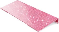 Ergonomic Computer Keyboard Stand - Glitter Pink Acrylic Keyboard Riser Tilte...