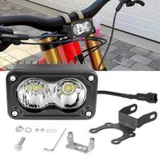 3" LED Headlight Front Headlamp Light PLUG & PLAY For Ridstar Q20 Pro Motorcycle