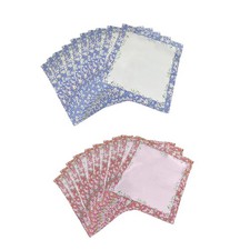 10 St&uuml;ck Baumwolle Taschent&uuml;cher f&uuml;r Frauen Bandanas weich quadratisch Taschentuch saugf&auml;hig