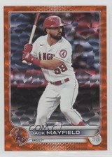 2022 Topps Series 2 Orange Foilboard 8/299 Jack Mayfield #614 0zg6
