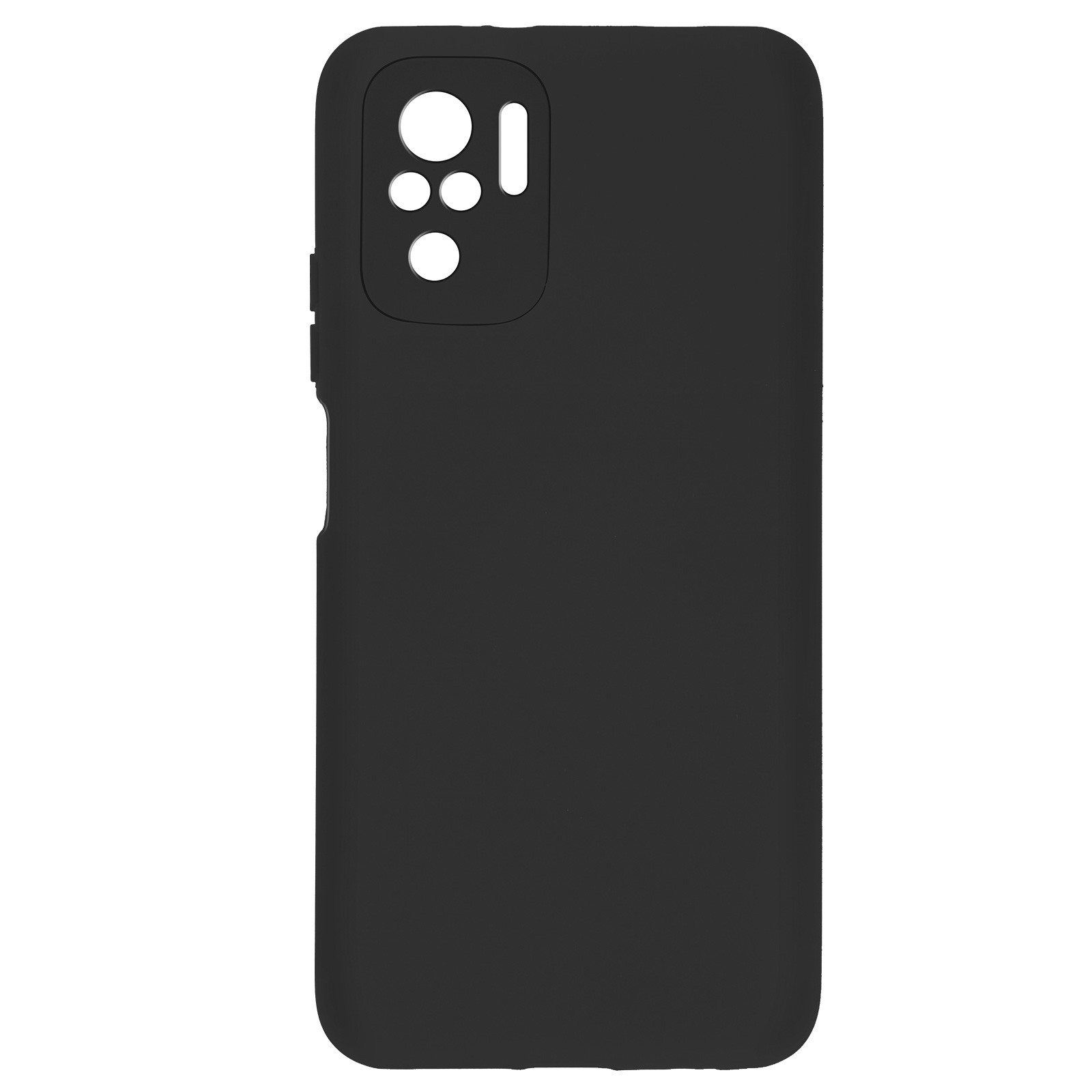 Coque Xiaomi Redmi Note 10 en silicone semi-rigide et finition soft-touch bleu nuit