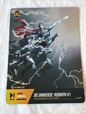DC Universe Rebirth #1 Hybrid Trading Card Legendary Physical Only Mint A6044
