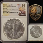 2025-(P) American Silver Eagle $1 MS69 First Eagle Privy NGC One of First 50,000