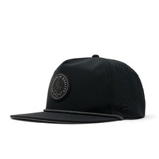 Melin Coronado Anchored Hydro Black Mens Rope Hat Water-Resistant Fitted