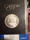 1880-CC $1 Morgan Silver Dollar NGC MS62 GSA Hoard Carson City w/ Box