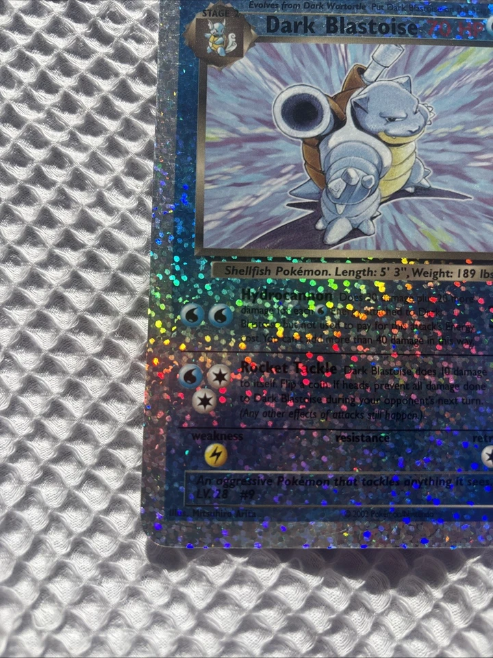 Dark Blastoise S2/S4 Legendary Collection Jumbo Oversized BoxTopper Pokemon Card - Image 4 of 4