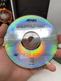Galactic Attack (Sega Saturn 1995) -  Complete CIB w/ Registration Card