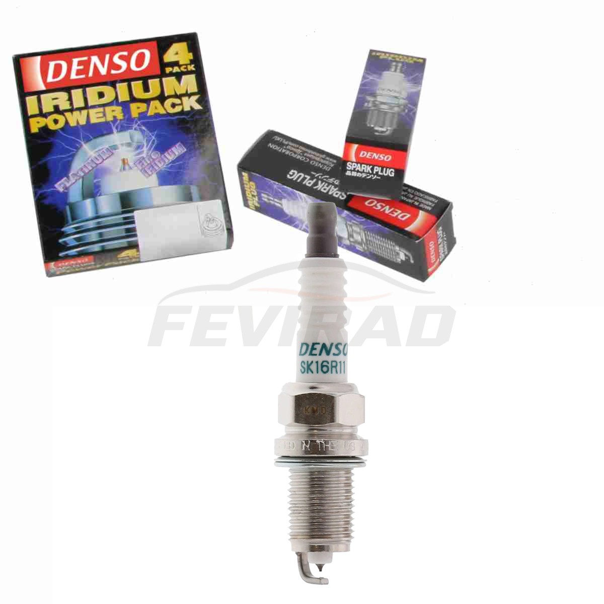 4PCS DENSO 3324 Iridium Power Spark Plugs for 2000-2008 Toyota Corolla 1.8L L4