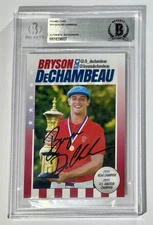 Bryson DeChambeau signed Rookie Card promo 2025 Ryder Cup beckett coa slabbed
