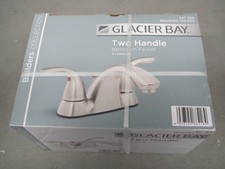 Glacier Bay Builders 4 in. Centerset 2-Handle Bathroom Faucet Brushed Nickel NEW