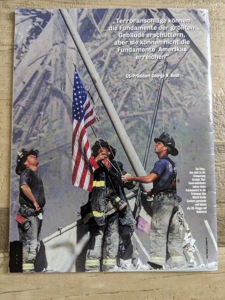 9/11 World Trade Center Attack German Magazine 9-11 BUNTE EXTRA 38/2001 - Image 2 of 4