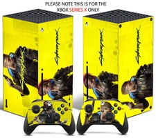 Image of CYBERPUNK 2077 Xbox SERIES X Skin Decal Vinyl Console Wrap
