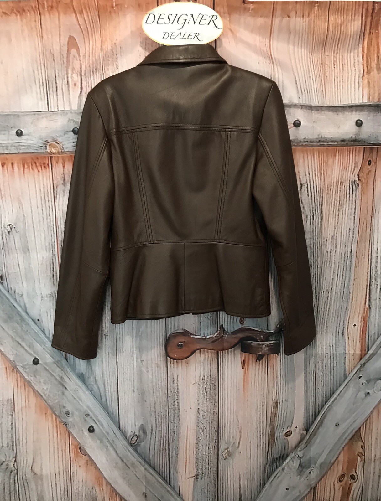 adler leather coat