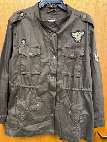 Kensie Jeans XL Military Style Jacket 