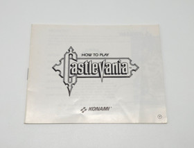 Castlevania Nintendo NES First Production Hangtab 🏆 Sammler 🏆