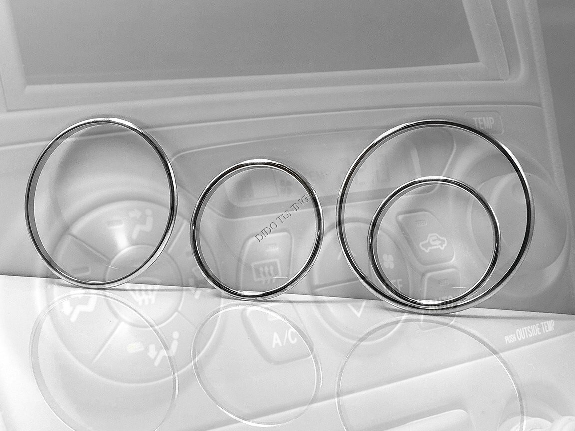 For Toyota Celica T23 97-06 Polished Aluminum Heater dash Trim