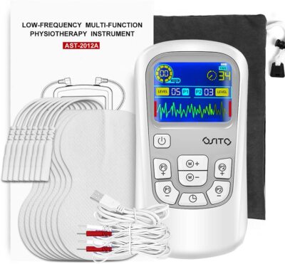TENS EMS Gerät, 3-in-1 Reizstromgerät Schmerztherapie,Muskelstimulation,Massage