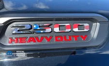 2025 RAM 2500 hood emblem decal sticker overlay USA American FLAG -Set of 2-