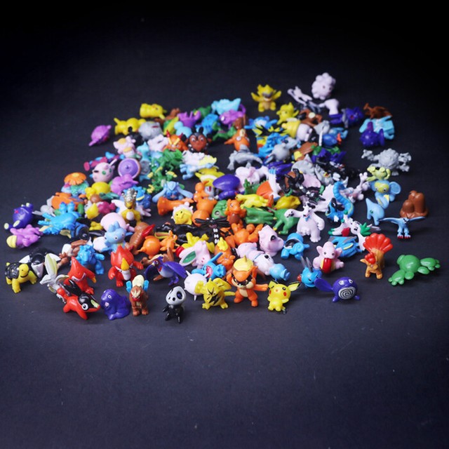 generic 1 complete set pokemon action figures multicolor 144pcs