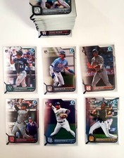 2022 Bowman Chrome Base Cards Rookies and Veterans 1-100 Complete Set ALL Chrome