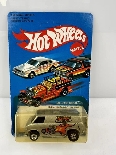 Vintage 1981 Hot Wheels California Cruisin’ Dodge Van Silver HTF