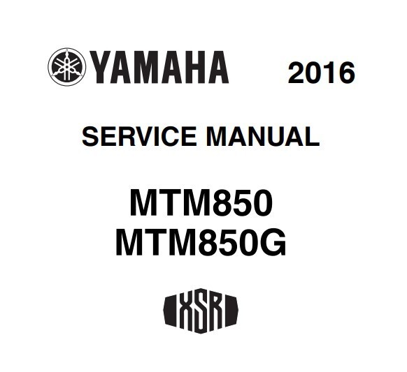 XSR900 2016年サービスマニュアル&パーツリスト XSR900 2016年サービスマニュアル&パーツリスト - メルカリ