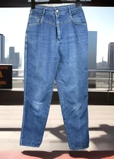 Vintage P.S. Gitano High-Waisted Blue Denim Jeans Women's Size 12 Long