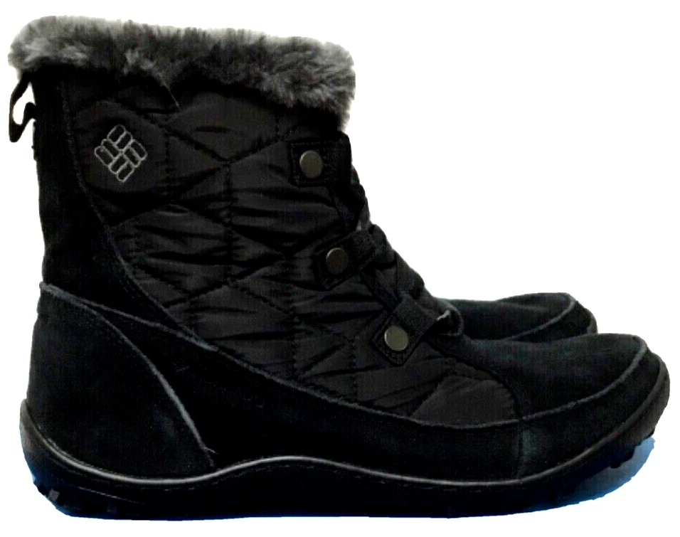 Columbia Minx Shorty Omni Heat Womens Waterproof WinterBoot BL 1593 010 9.5 M