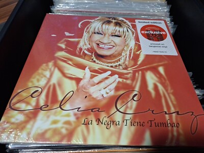 Celia Cruz - La Negra Tiene Tumbao Limited Edition Tangerine Vinyl Salsa Legends