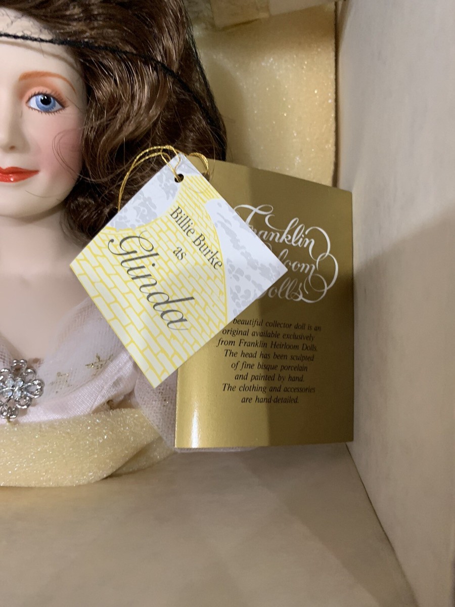Franklin Mint Heirloom Wizard Of Oz Glinda the Good Witch Doll 18
