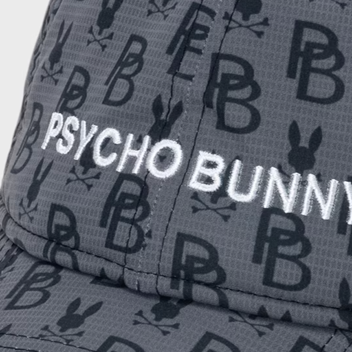 New Era x Psycho Bunny Golf Monogram 9THIRTY Cap Logo Hat