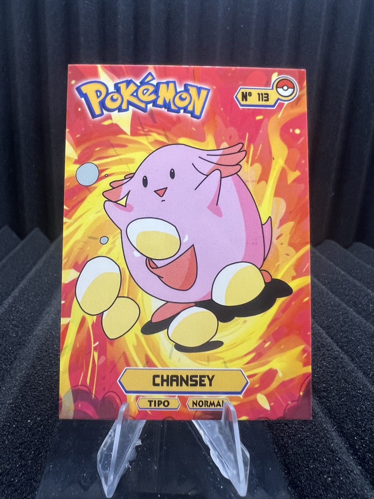 Chansey #113 - Card Tops Pokedex Database 2024 - Pokemon Card NM