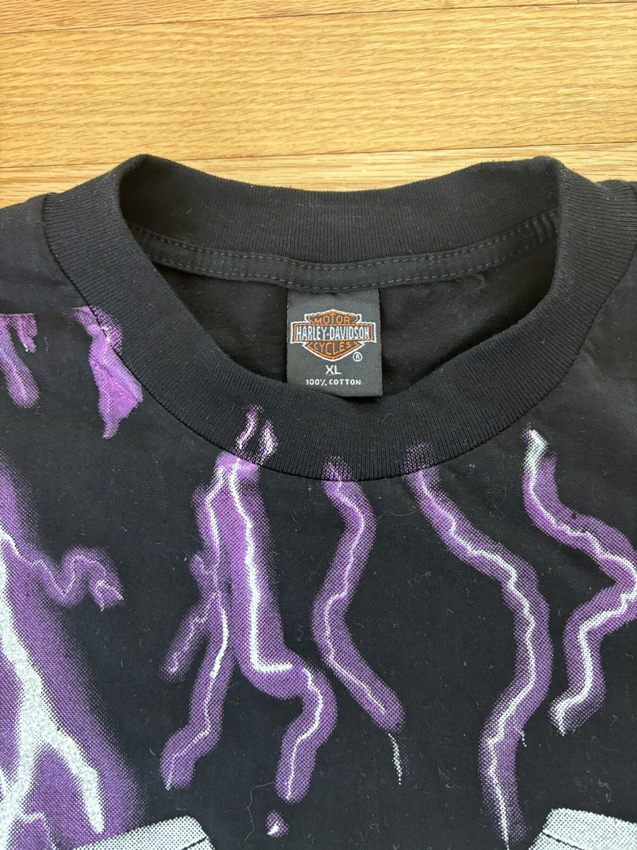 1987 Harley Davidson Thunder & Lightning All Over Print 1987 Harley Davidson Thunder & Lightning All Over Print