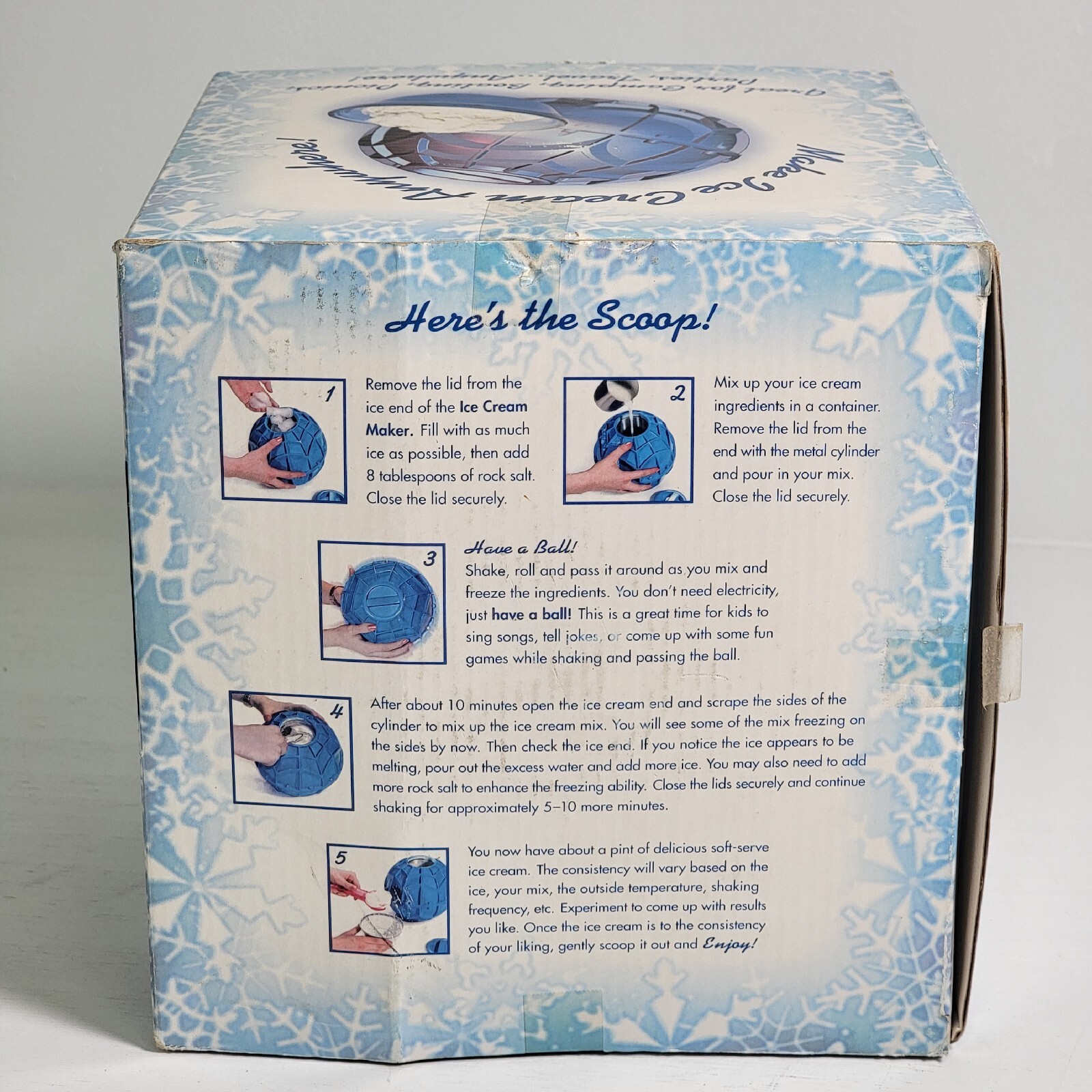 Camper’s Dream The ORIGINAL Play and Freeze ICE CREAM MAKER BALL Blue 1