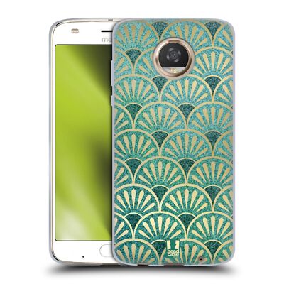 HEAD CASE DESIGNS TEXTURED ART DECO PATTERNS SOFT GEL CASE FOR MOTOROLA PHONES