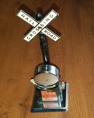 Marx 418 Railroad Crossing Signal Ringing Bell