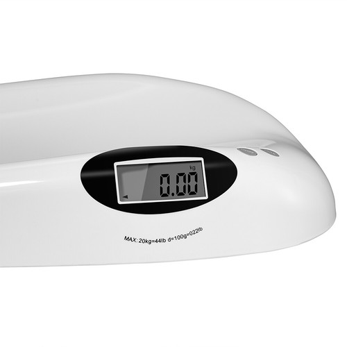 Bilancia Bambini Neonati Digitale Pesa Neonato Peso Massimo 20kg Funzione Tara - Foto 6 di 8