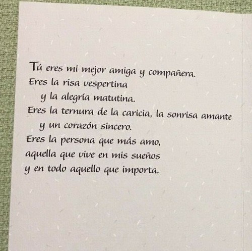 Tarjeta de felicitación española del Día de la Madre-A la mujer que amo (A32) - Picture 2 of 5
