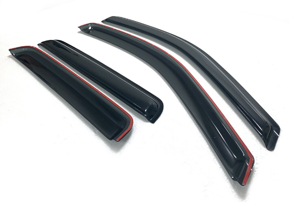 Lightronic WV194650 in-Channel Side Window Deflectors Visors Vent Rain