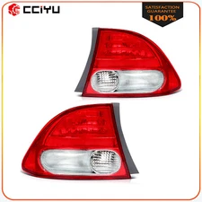Tail Light Assembly For 2006-2008 Honda Civic Sedan Rear Brake Lamp Left+Right