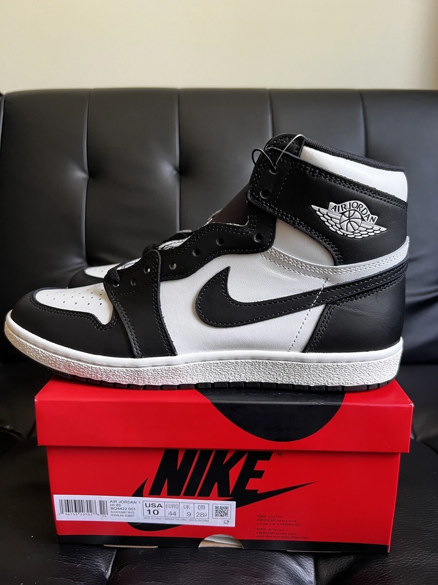 Air Jordan 1 High 85 Black/White Panda Size 10