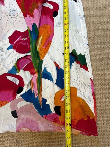 NWT Desigual Pahoa Floral Maxi Off Shoulder Dress Size XS Beachy Resort Vacation - Picture 4 of 7