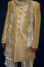 Men  s 2682 Sherwani Pajama Indian Wedding Wear Assorted Size